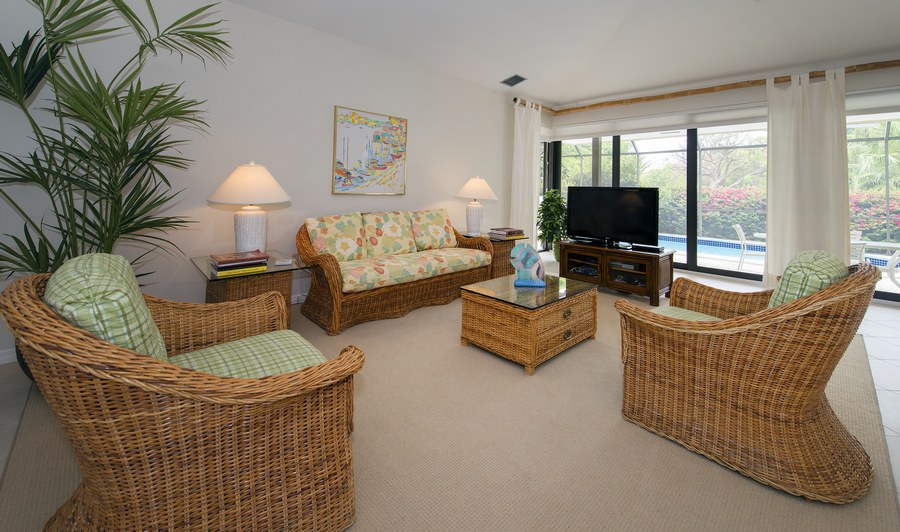 Living Room and Patio view