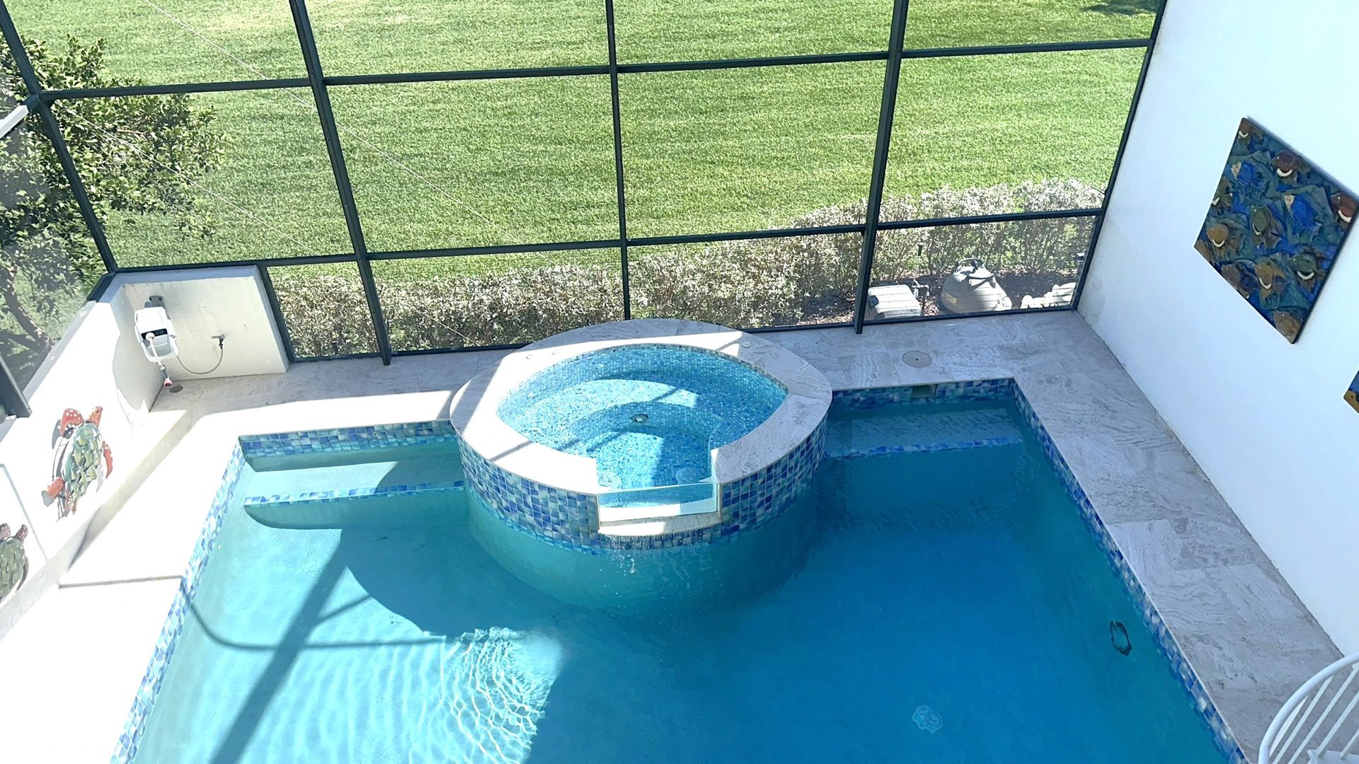 Pool From Master Bedroom